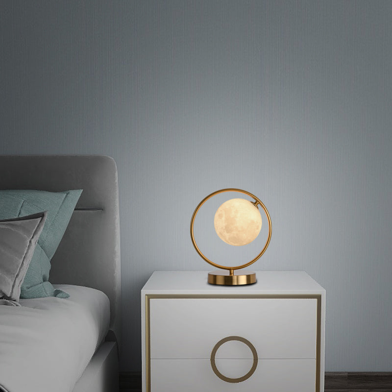 Table Lamps White Spherical Bedroom