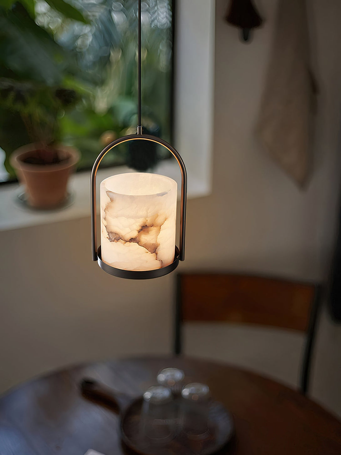 Alabaster Cortland Pendant Light